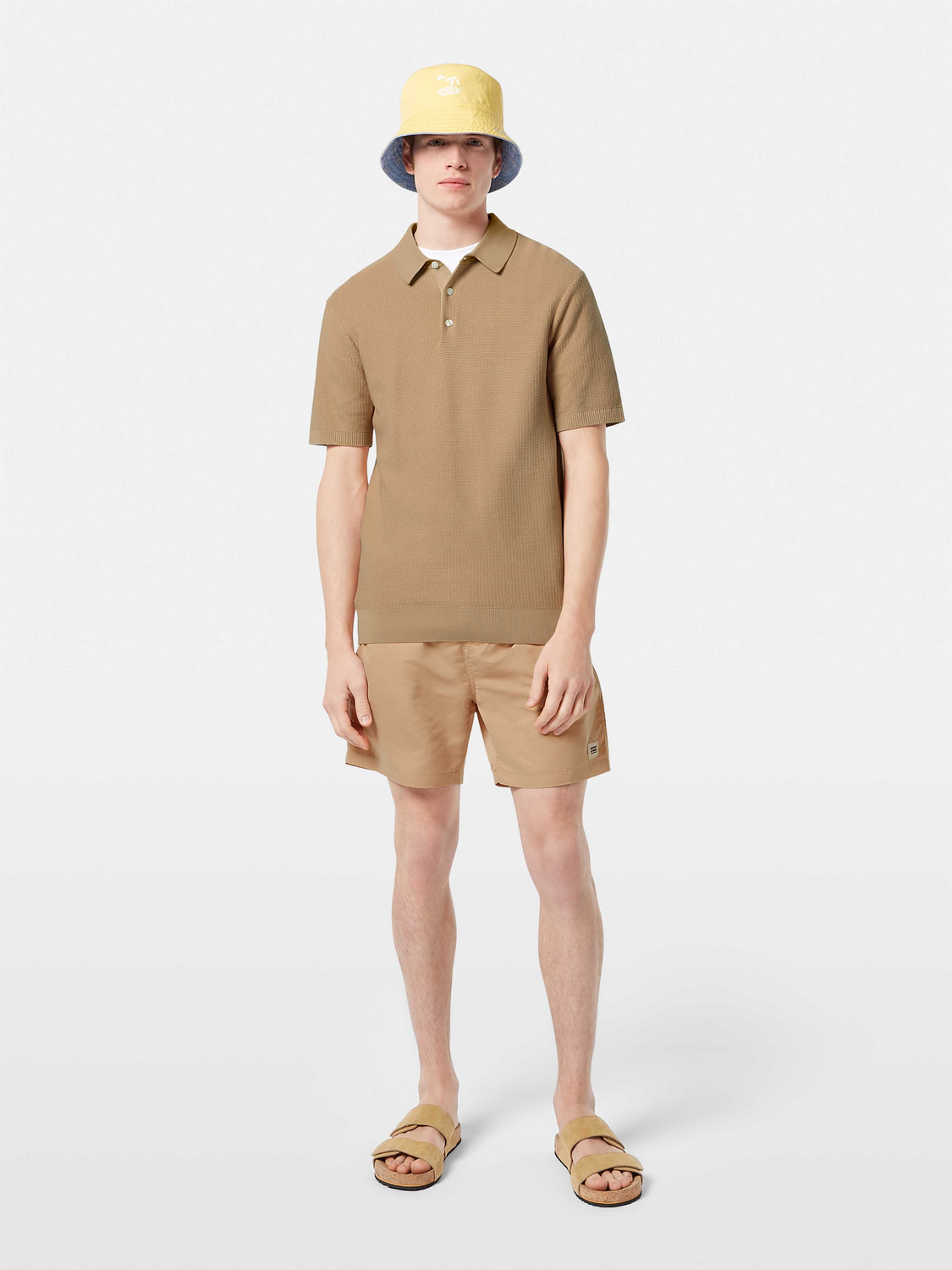 Solid Mid-Length Swimshort