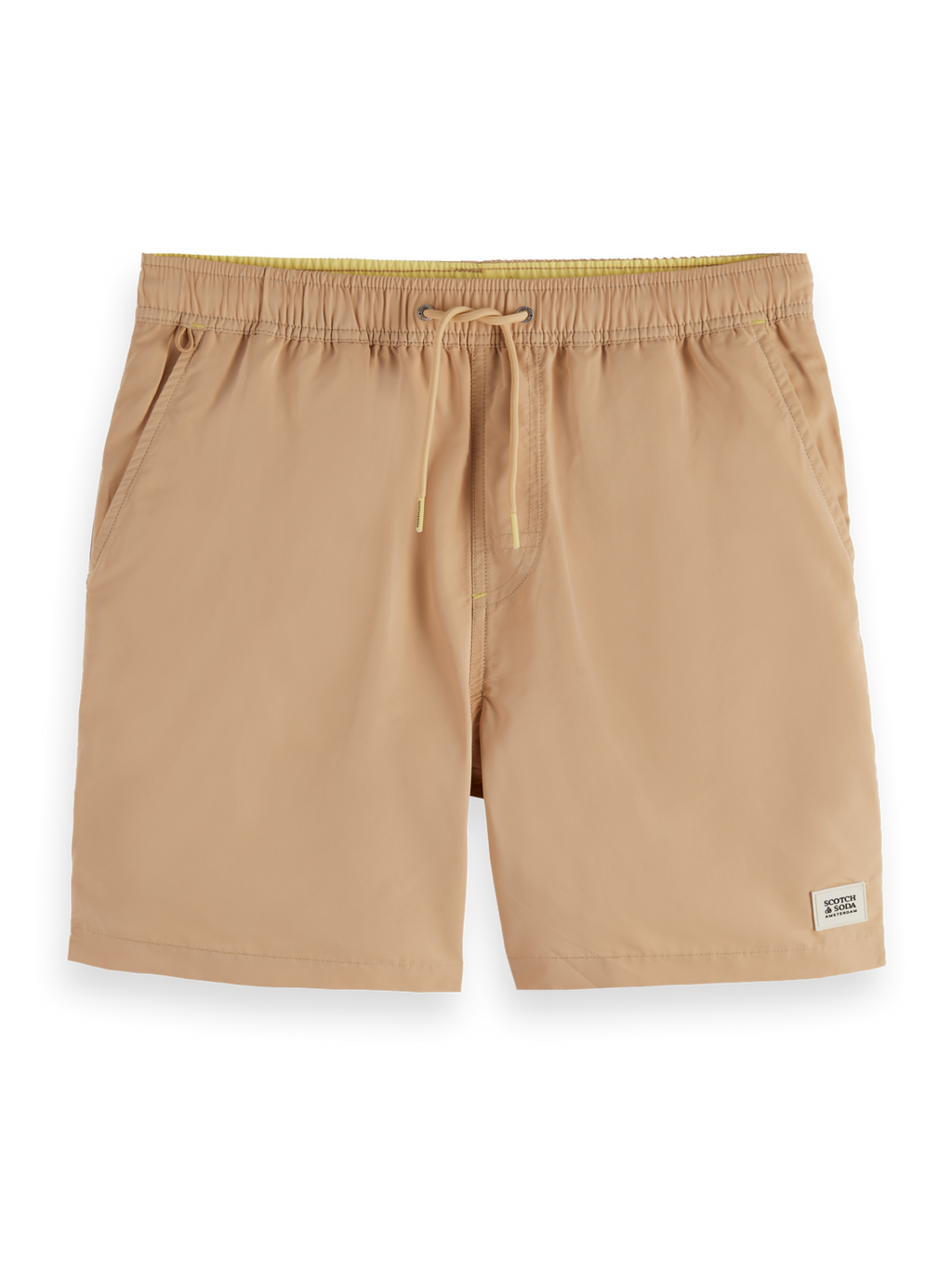 Solid Mid-Length Swimshort