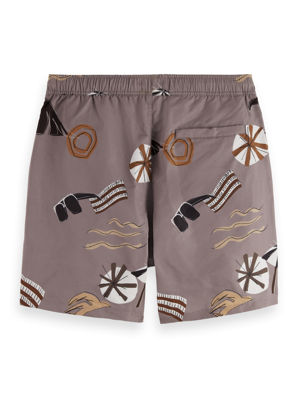 Printed Mid-Length Swimshort