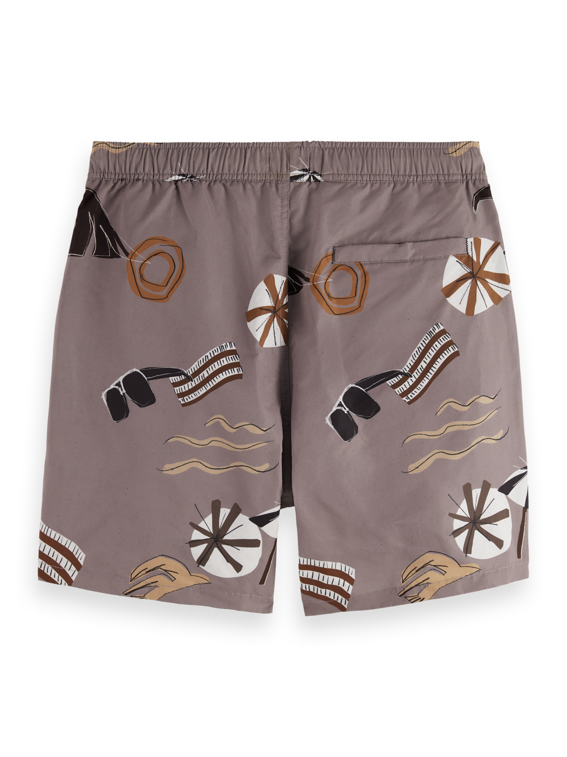 Printed Mid-Length Swimshort