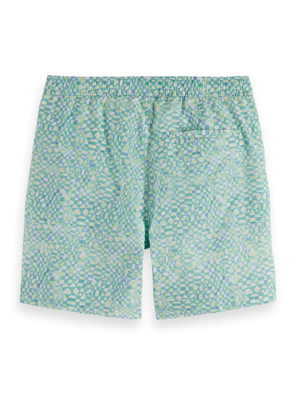 Ditsy Printed Mid-Length Swimshort