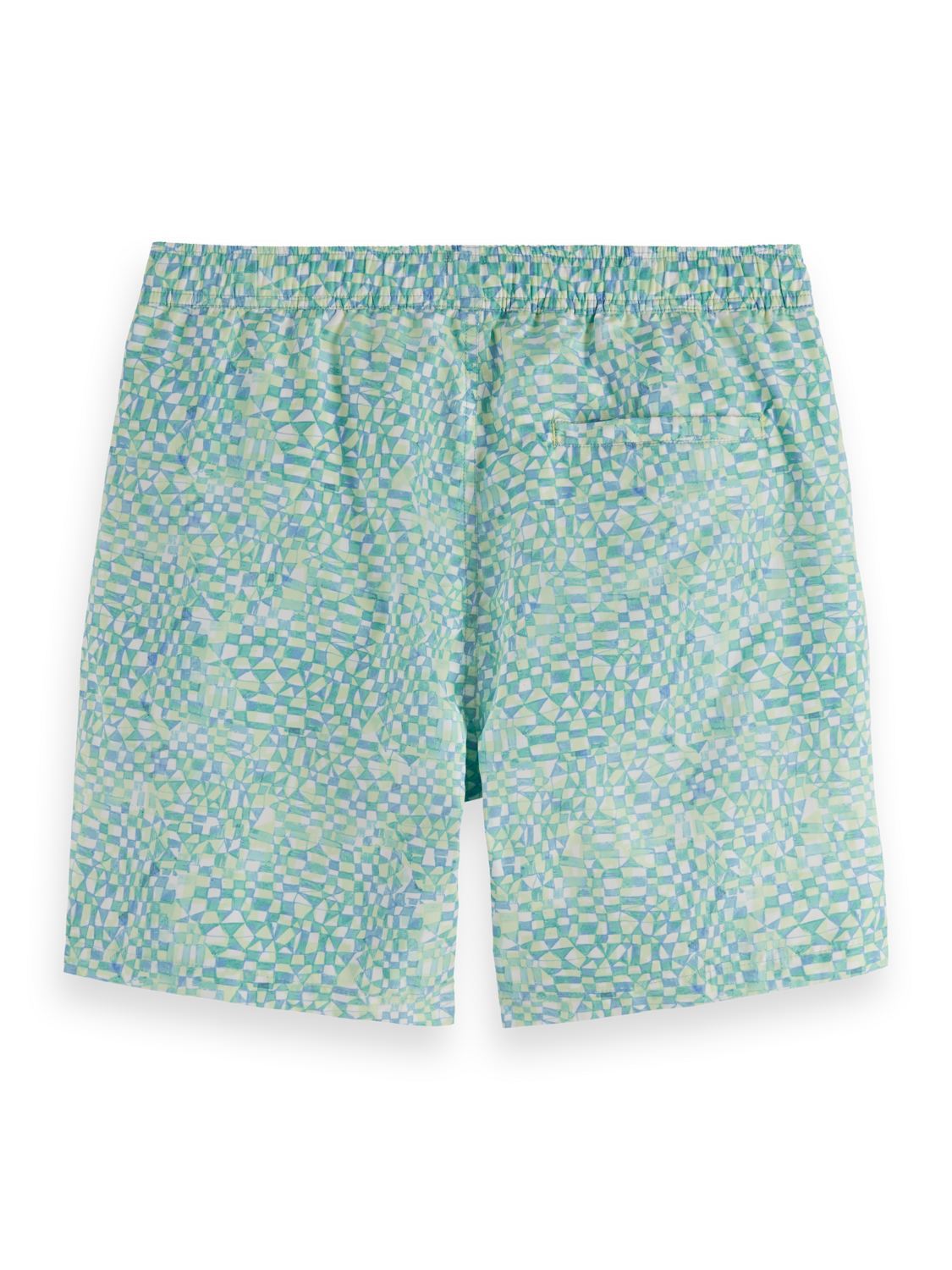 Ditsy Printed Mid-Length Swimshort