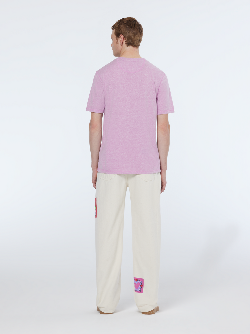 Scotch & Soda x Burton Morris Unisex Straight Leg Jeans | Ecru Love