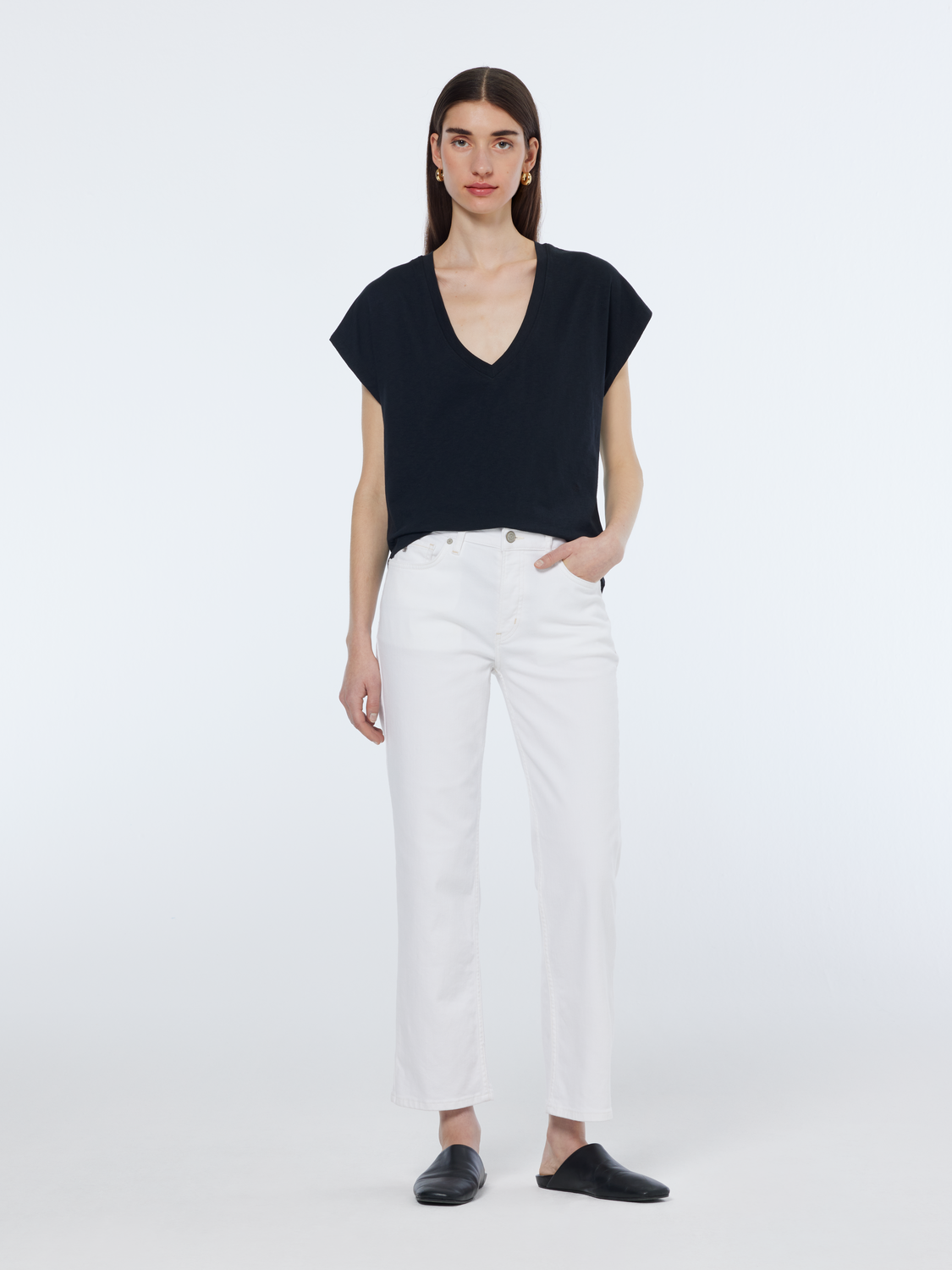 Essentials — Slub V-Neck T-Shirt