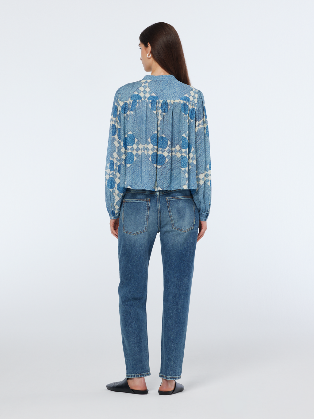 Quilted Pintuck Shirt