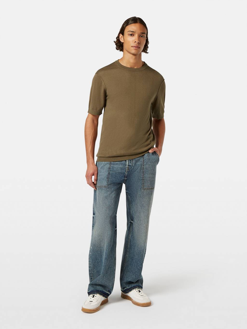 Regular Fit Knit T-Shirt