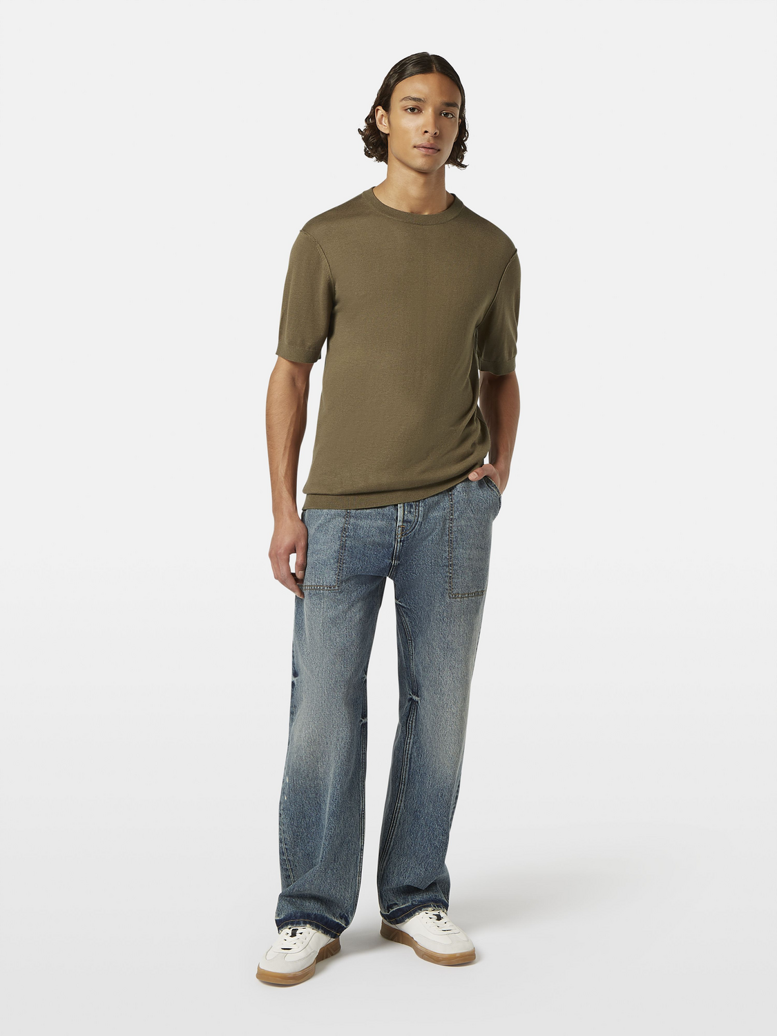 Regular Fit Knit T-Shirt