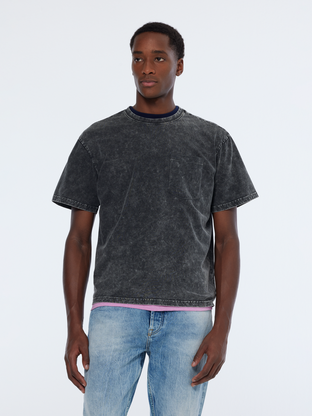 Washed Pocket Relaxed Fit T-Shirt