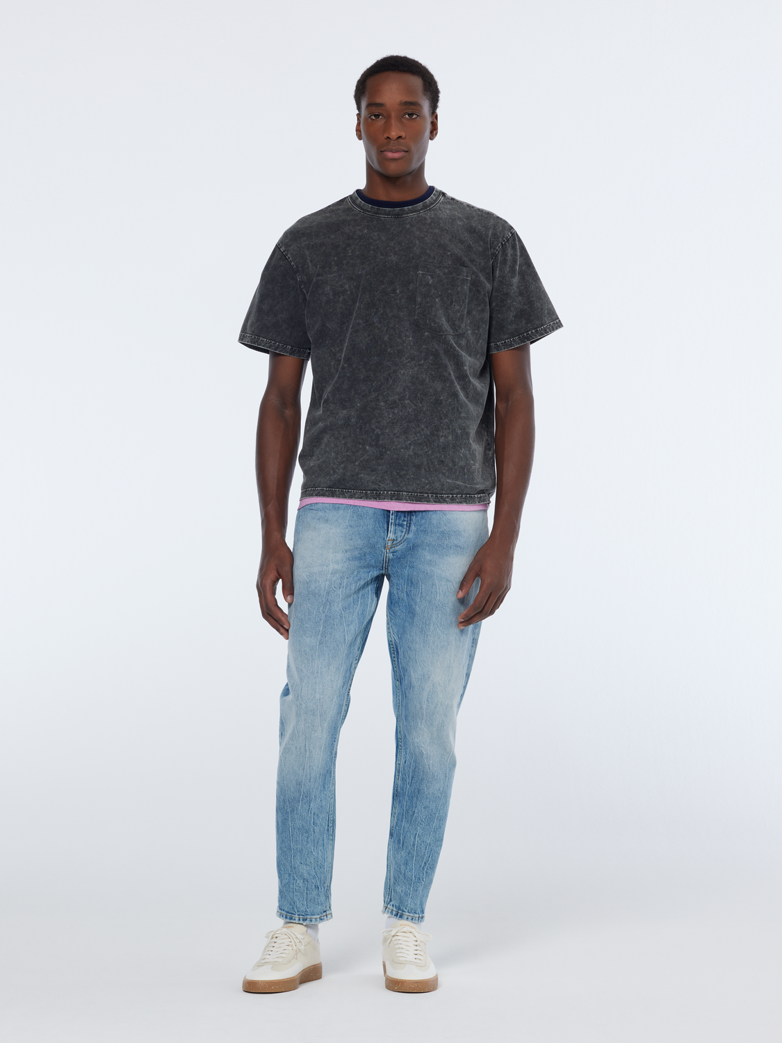 Washed Pocket Relaxed Fit T-Shirt