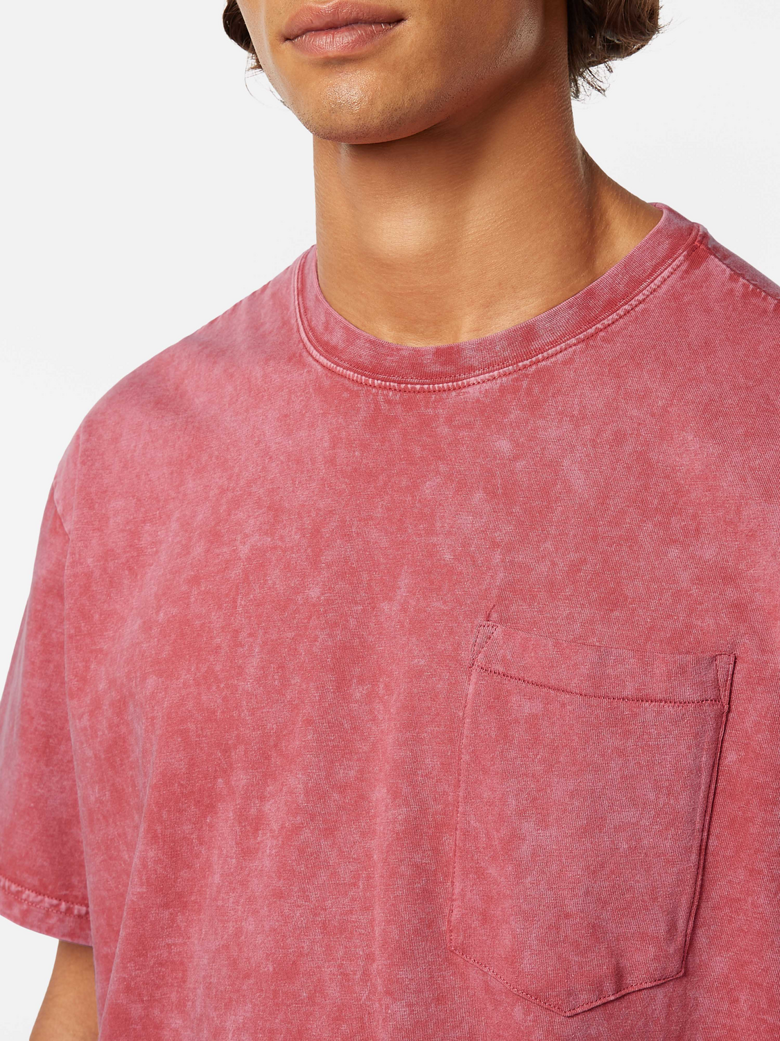 Washed Relaxed Fit Front Pocket T-Shirt