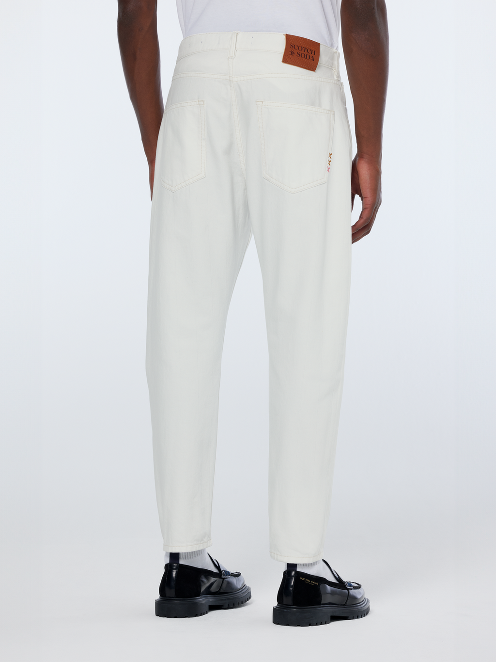 Dean Loose Taper Jeans | Tennis White