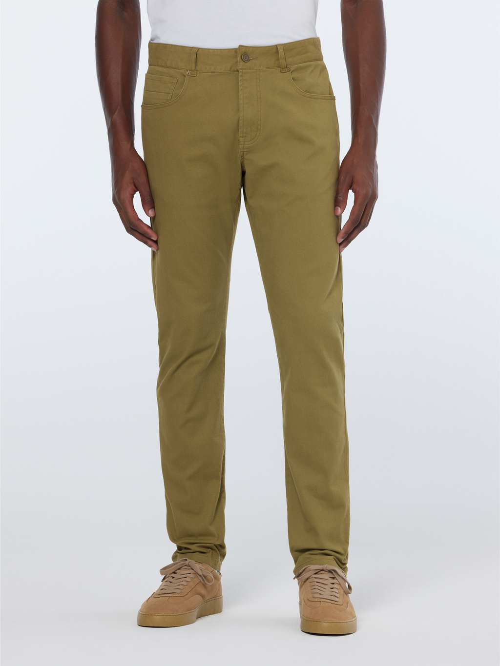 Ralston Washed Cotton Blend Chino Pant