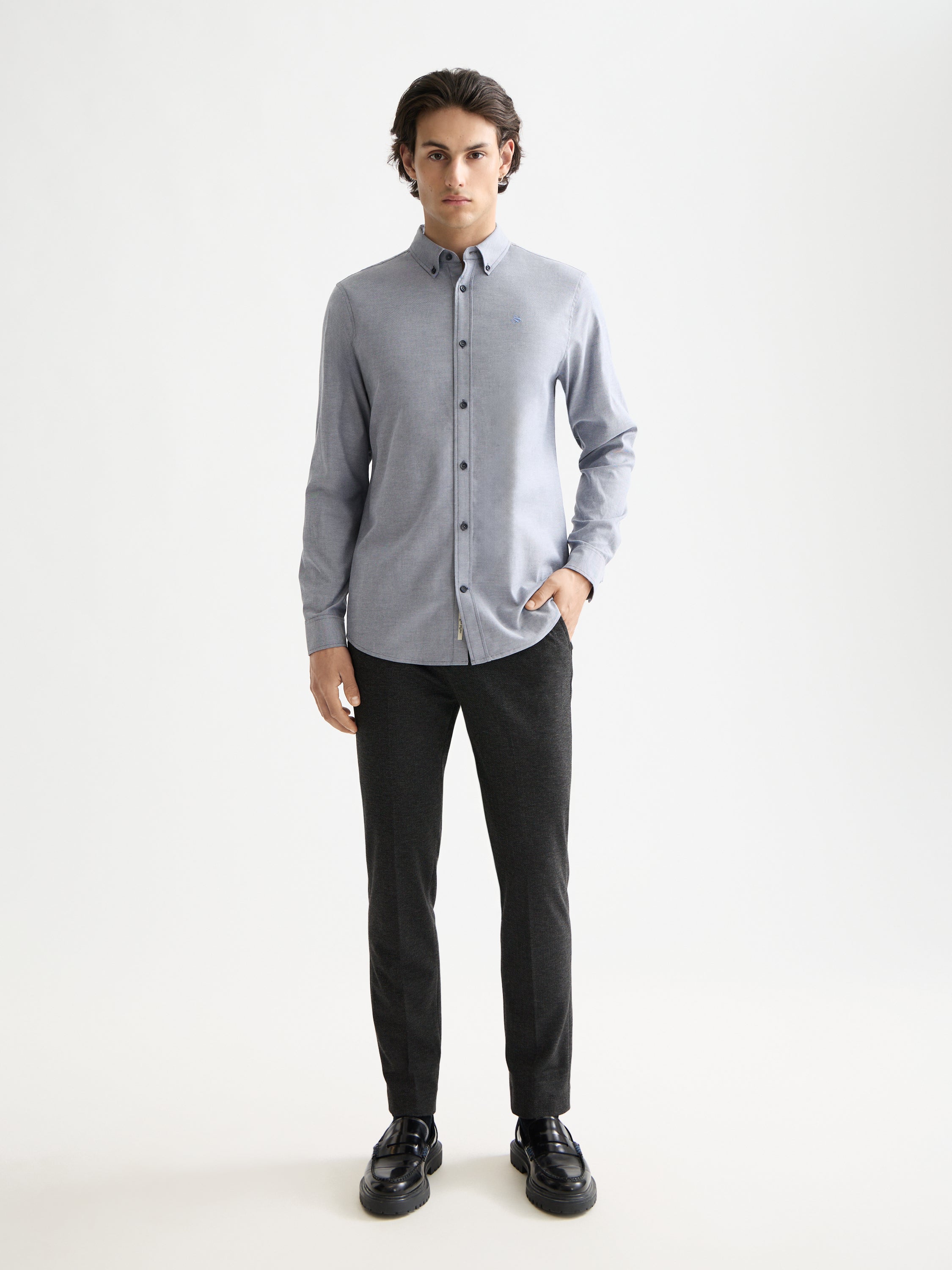 Seasonal Core - Mott - Tailored Jersey Yarn Dyed Chino – Scotch & Soda