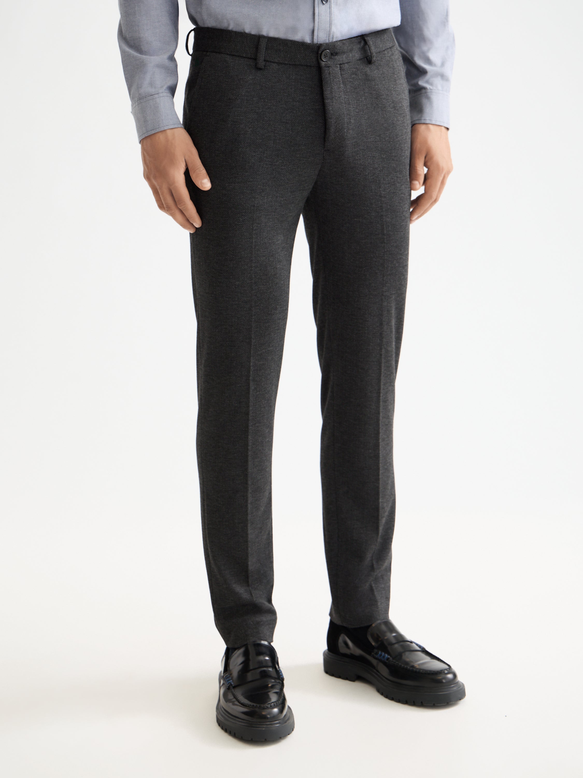 Seasonal Core - Mott - Tailored Jersey Yarn Dyed Chino – Scotch & Soda
