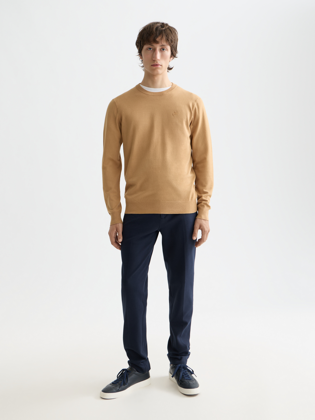 Core Mott Tailored Knitted Yarn Dyed Chino