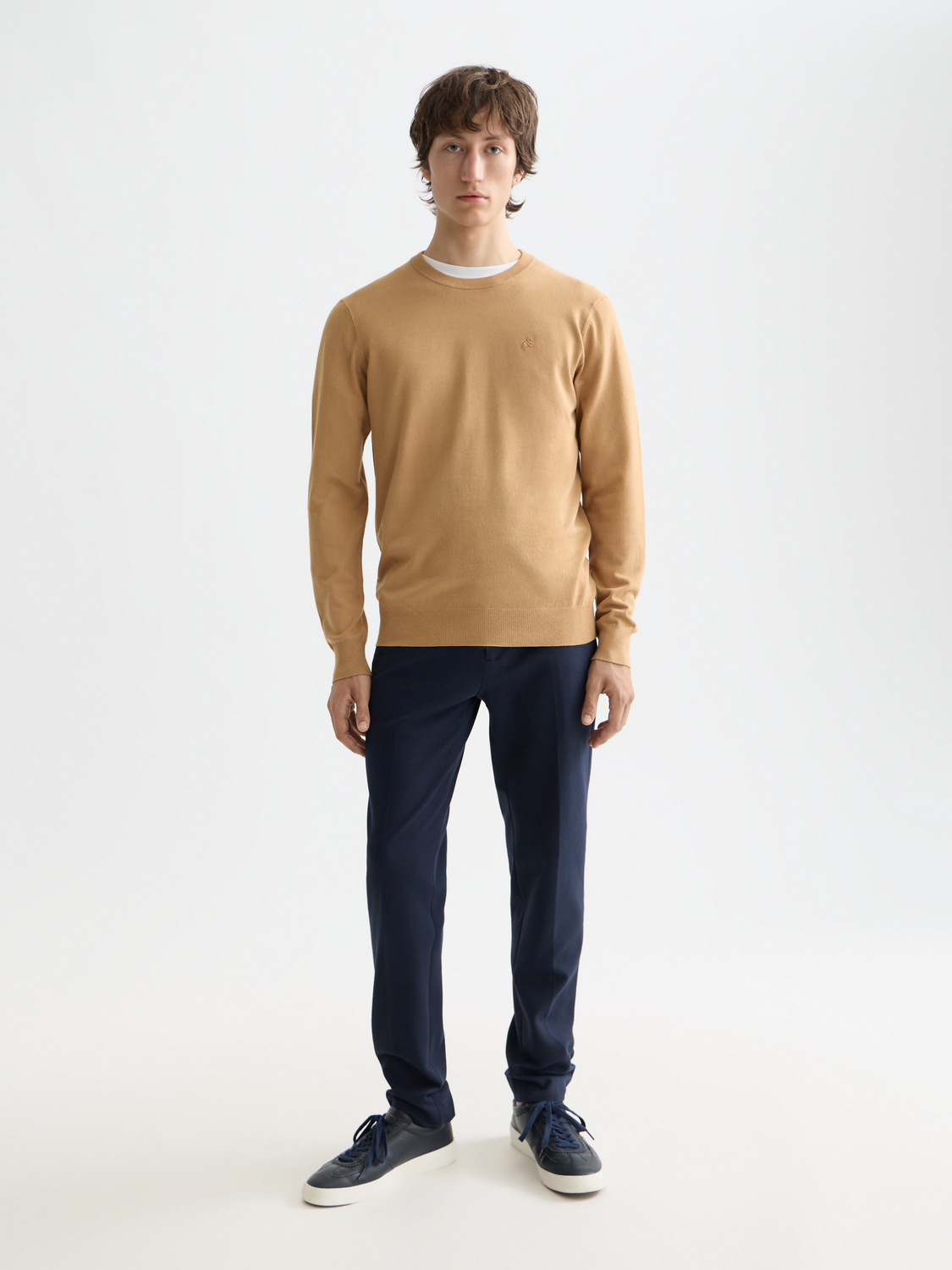 Core Mott Tailored Knitted Yarn Dyed Chino