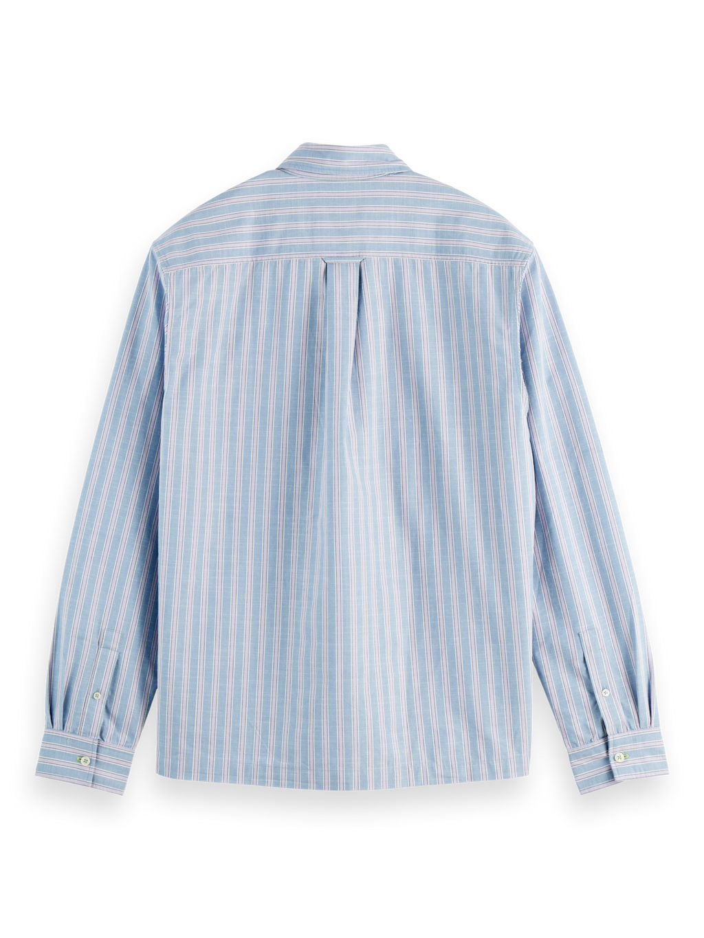 Graphic Patchwork Striped Oxford