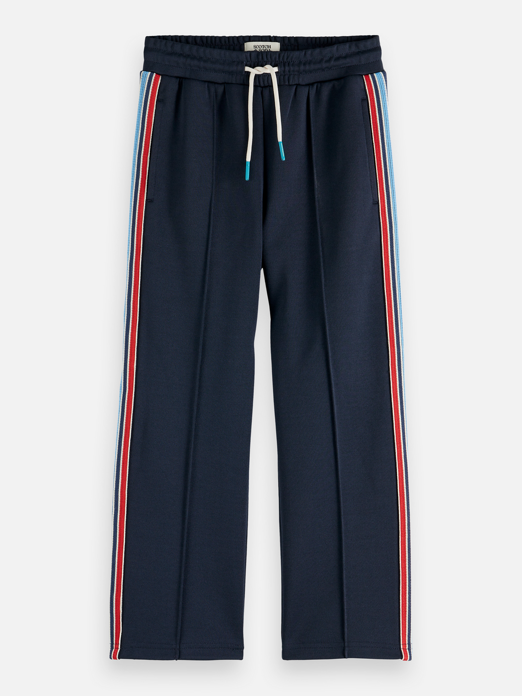 Boys' Interlock Straight-Fit Track Pants
