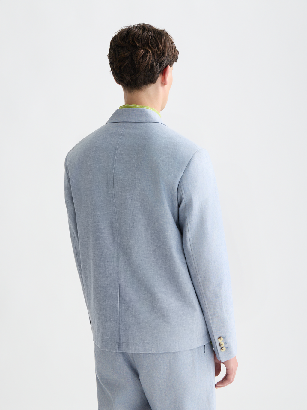 Unconstructed Linen-blend Relaxed-Fit Blazer