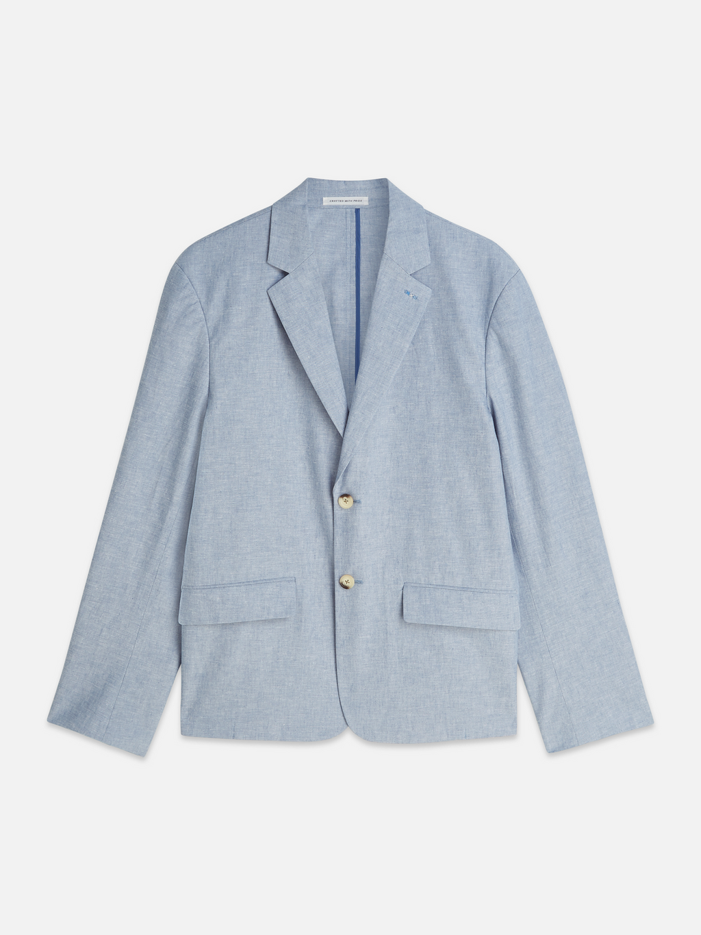 Unconstructed Linen-blend Relaxed-Fit Blazer