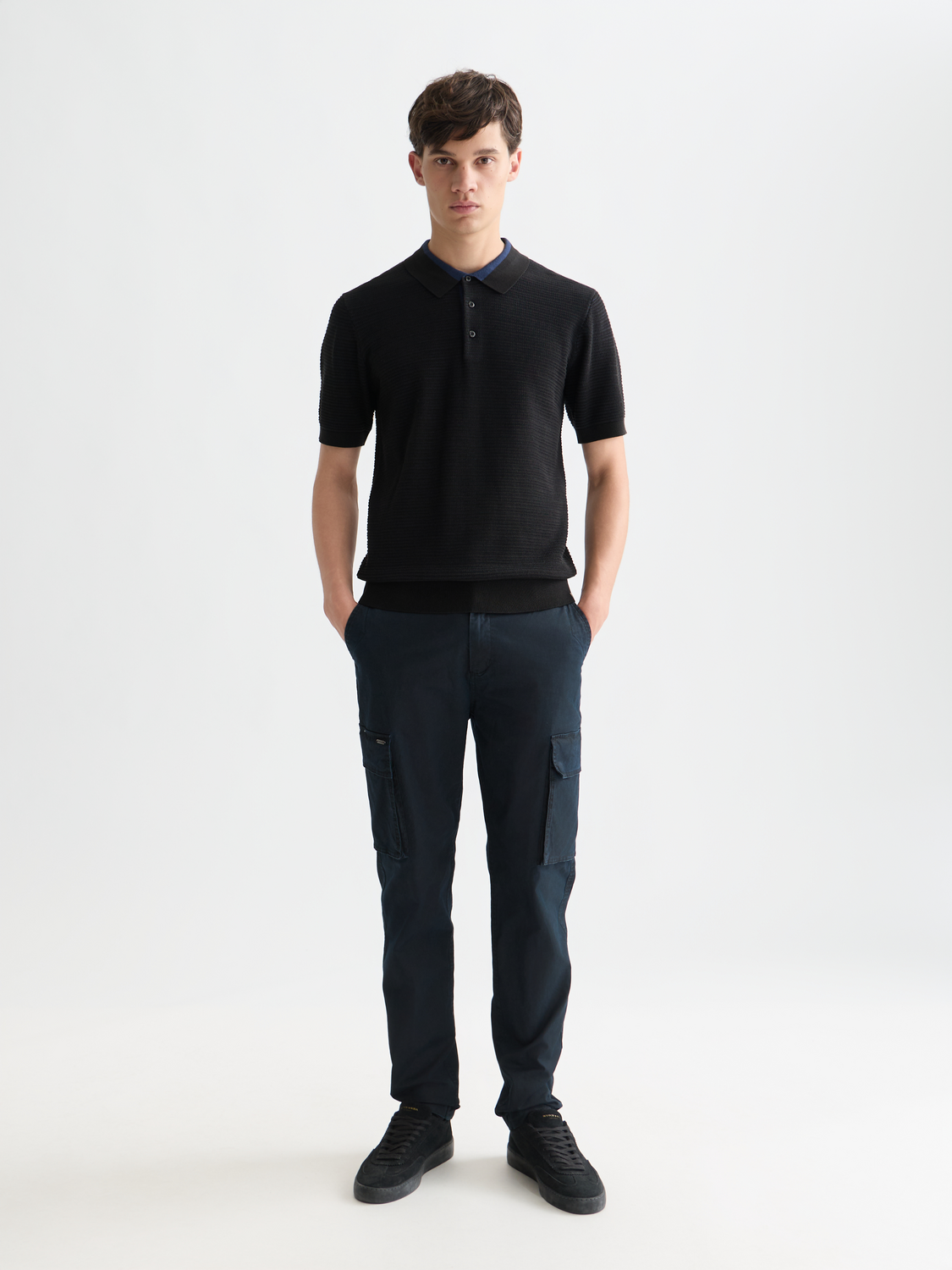 Stuart Washed Regular Slim Fit Cargo Pants