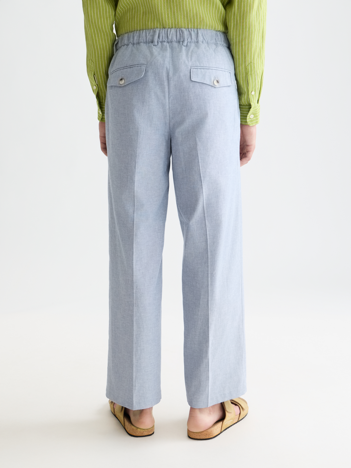 Otis Tailored Cotton-Linen Relaxed Straight-Fit Jogger