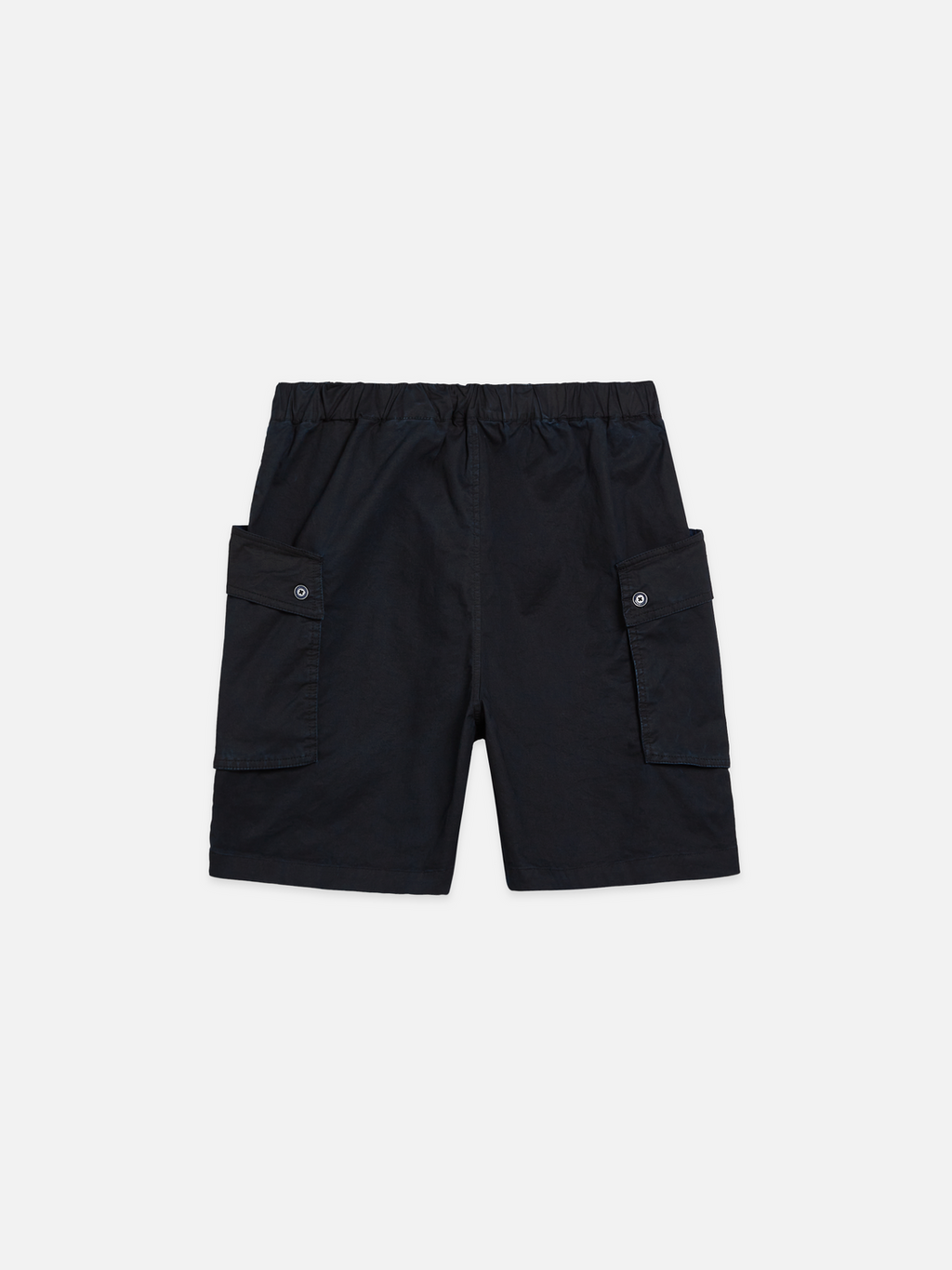 Washed Cotton-Blend Cargo Loose-Fit Bermuda Shorts