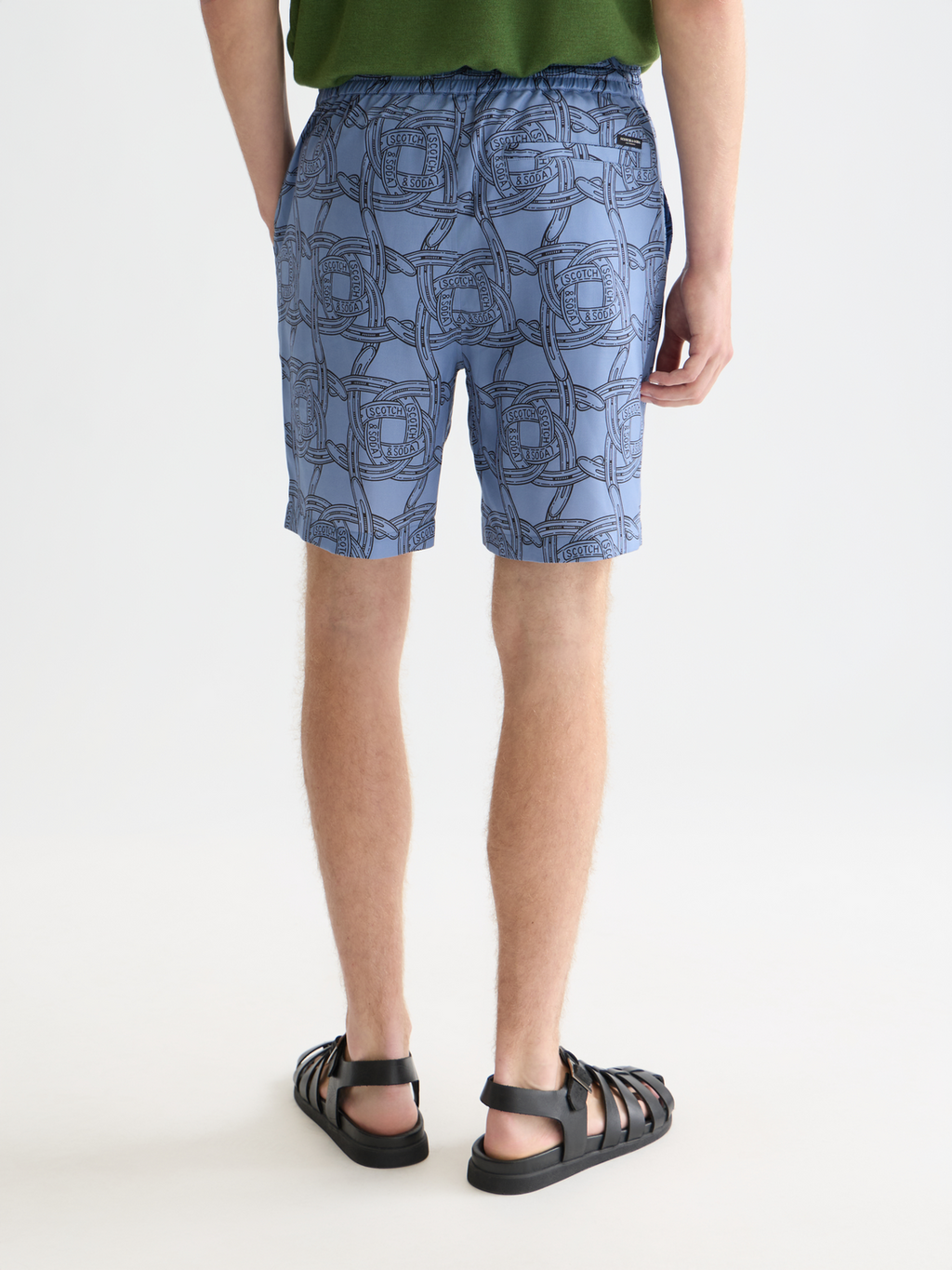 Fave Printed Tencel Relaxed-Fit Bermuda Shorts