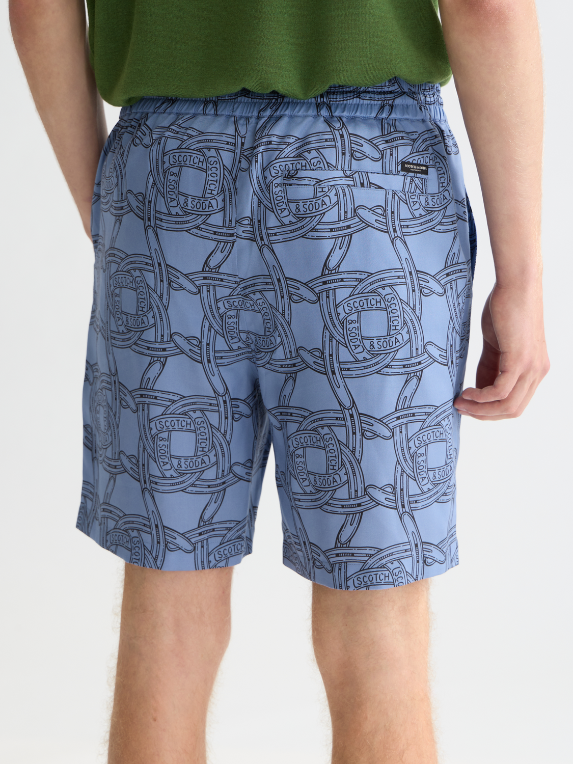 Fave Printed Tencel Relaxed-Fit Bermuda Shorts