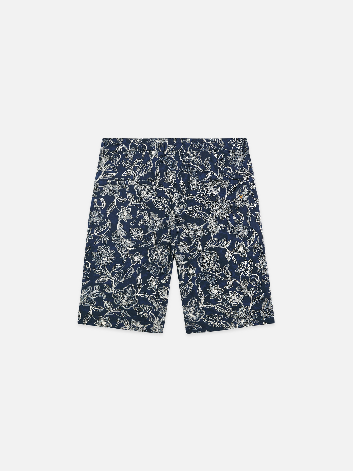Stuart Printed Stretch Cotton Chino Shorts