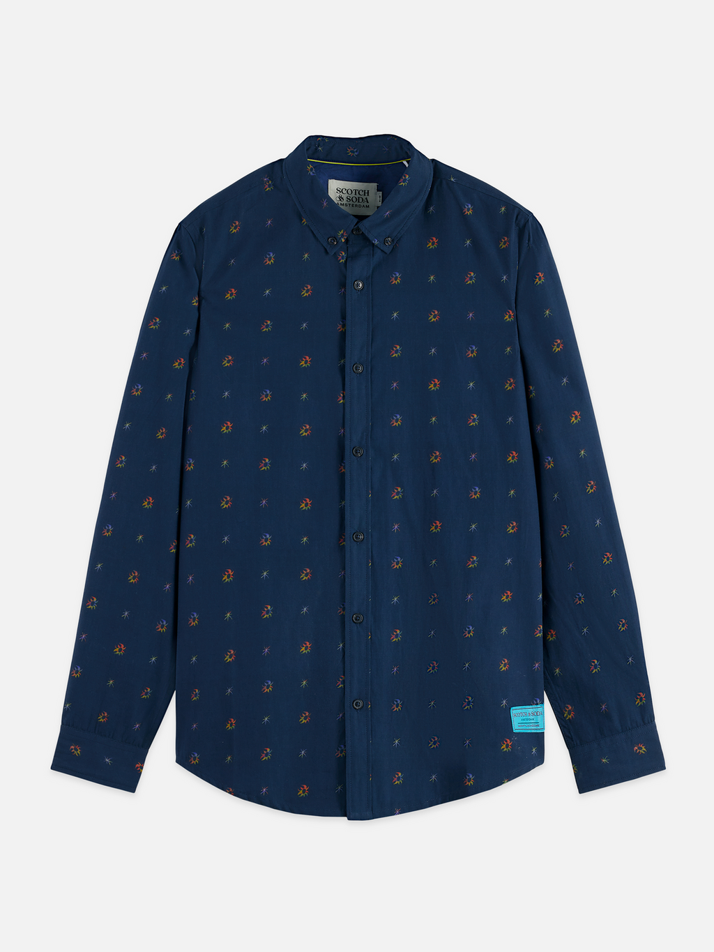 Printed Cotton Slim-Fit Shirt