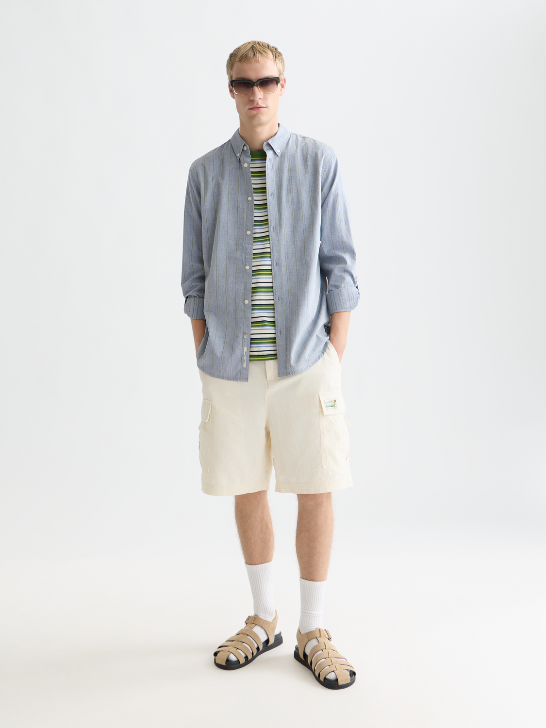 Yarn-Dyed Dobby Regular-Fit Shirt