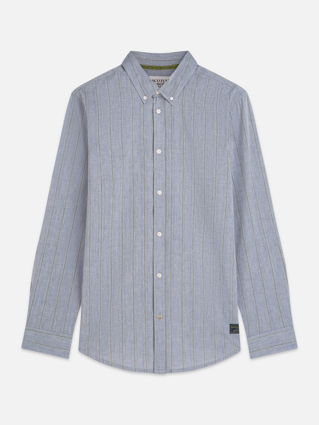 Yarn-Dyed Dobby Regular-Fit Shirt