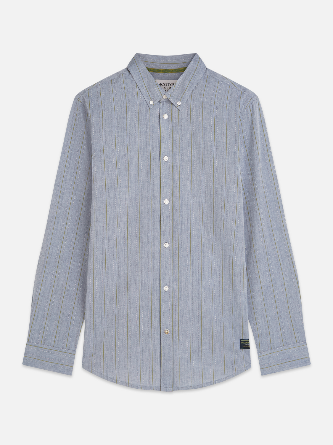 Yarn-Dyed Dobby Regular-Fit Shirt