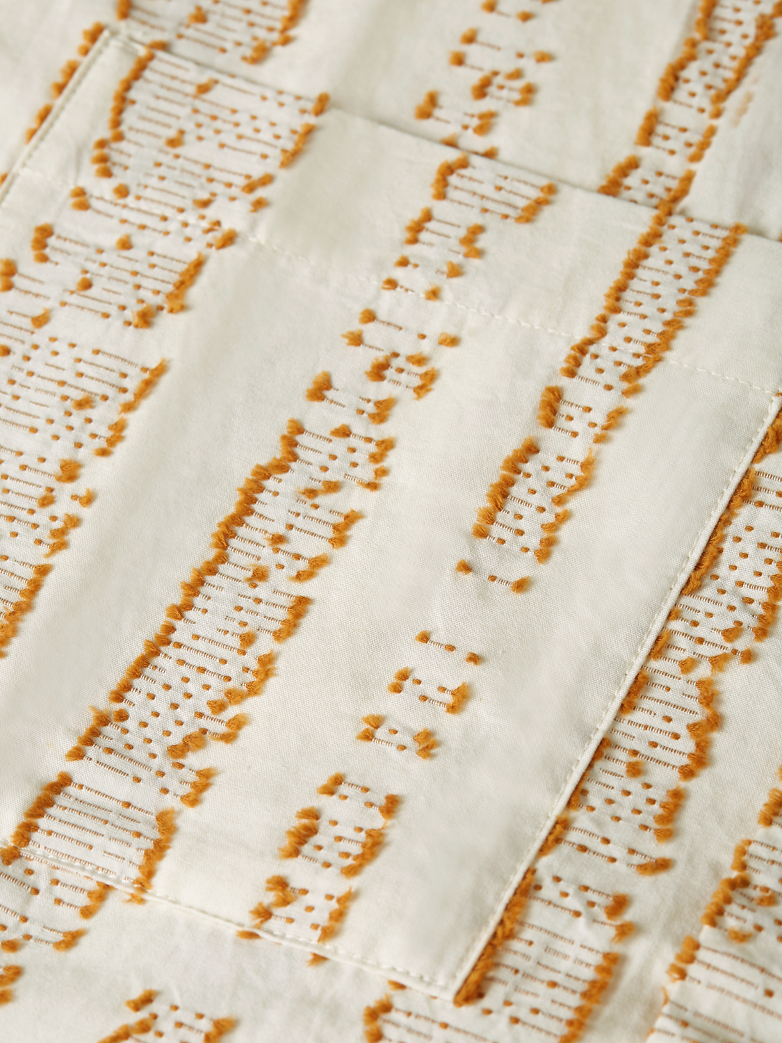 Jacquard Structure Boxy-Fit Shirt