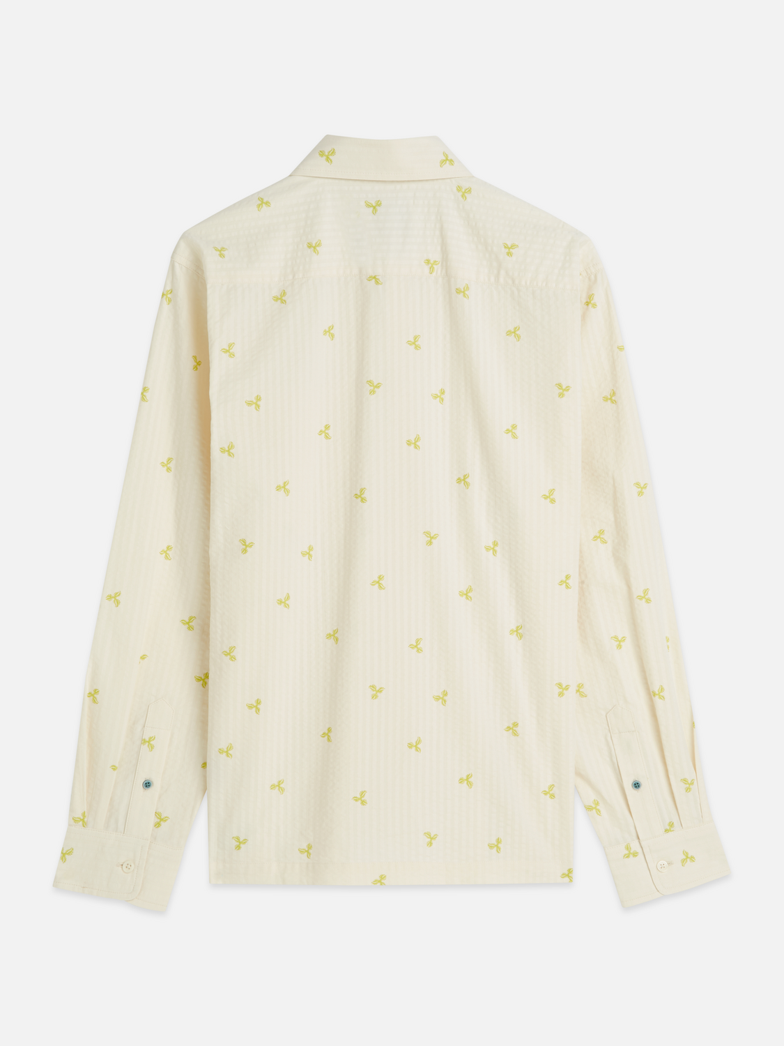 Printed Seersucker Relaxed-Fit Shirt