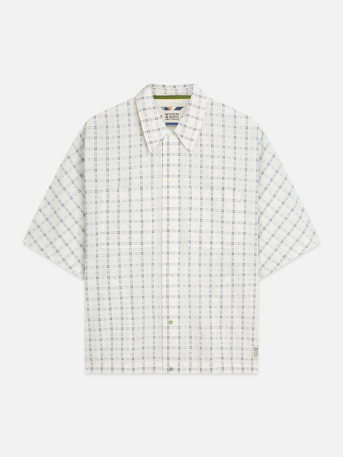 Check Loose-Fit Short-Sleeve Shirt