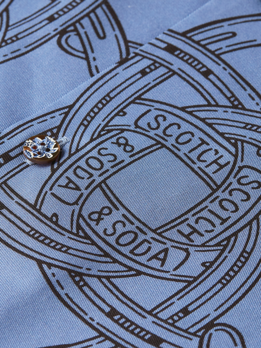 Printed Tencel Short Sleeve Shirt