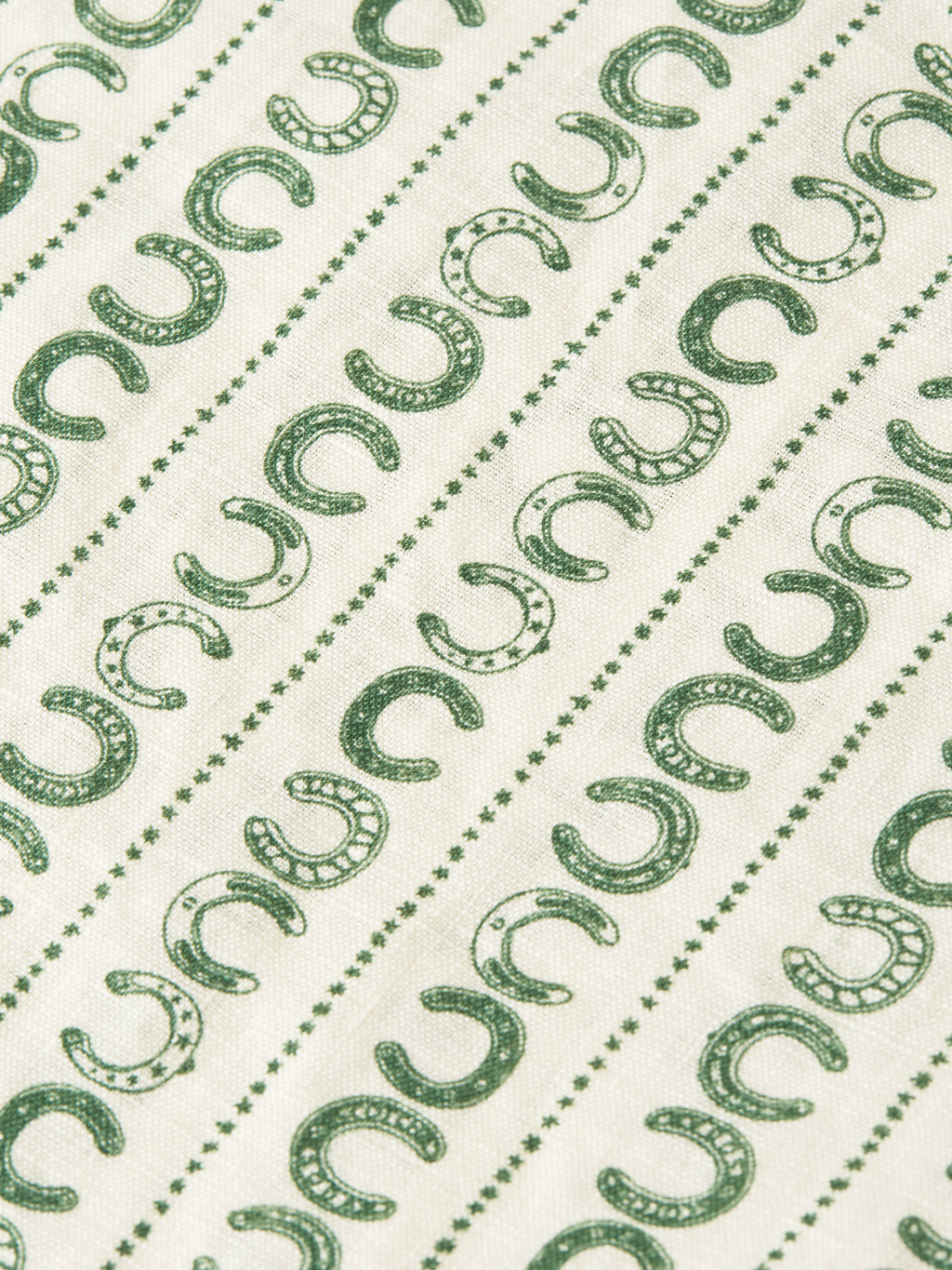 Printed Linen Regular-Fit Short-Sleeve Shirt