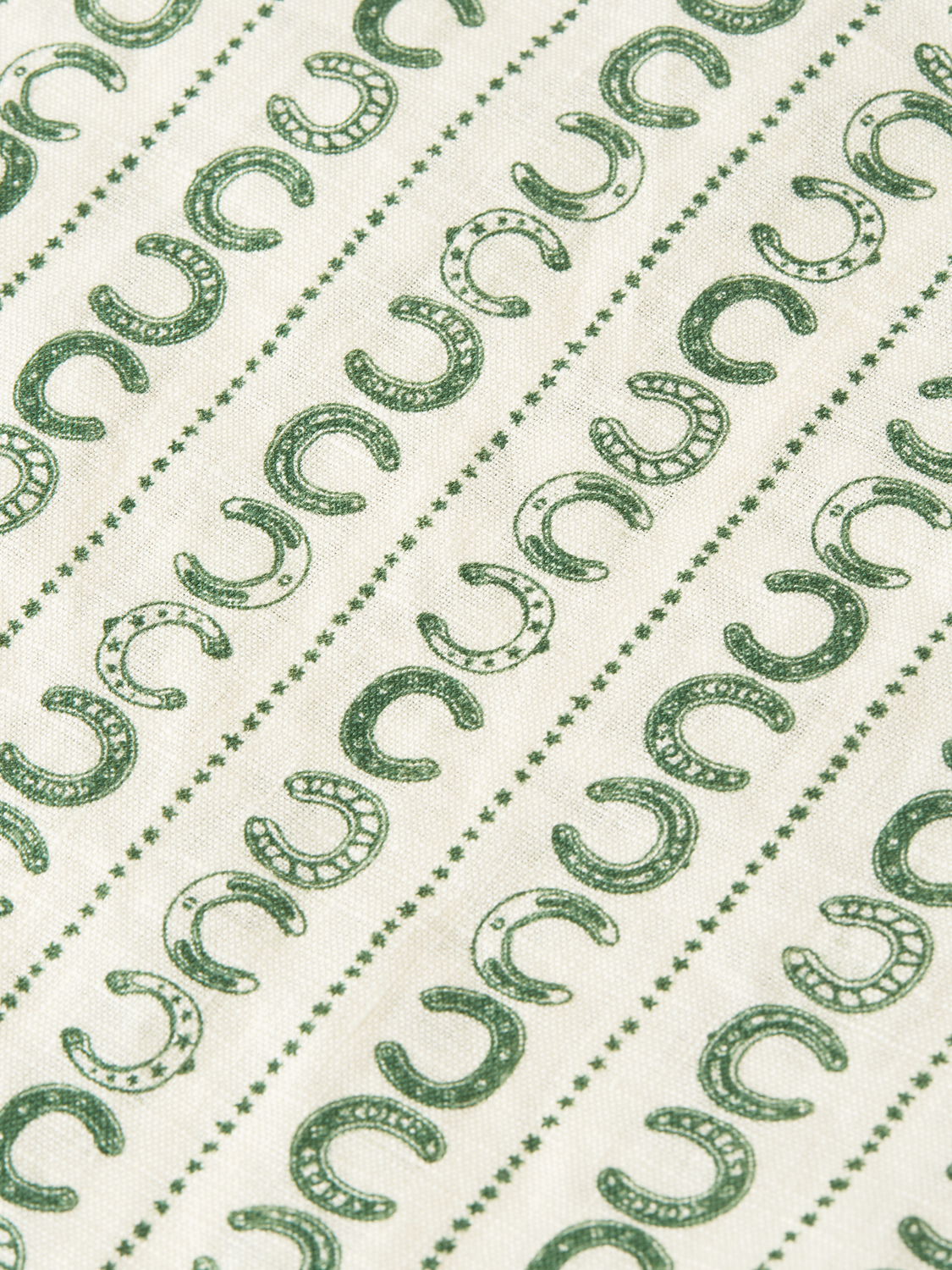 Printed Linen Regular-Fit Short-Sleeve Shirt