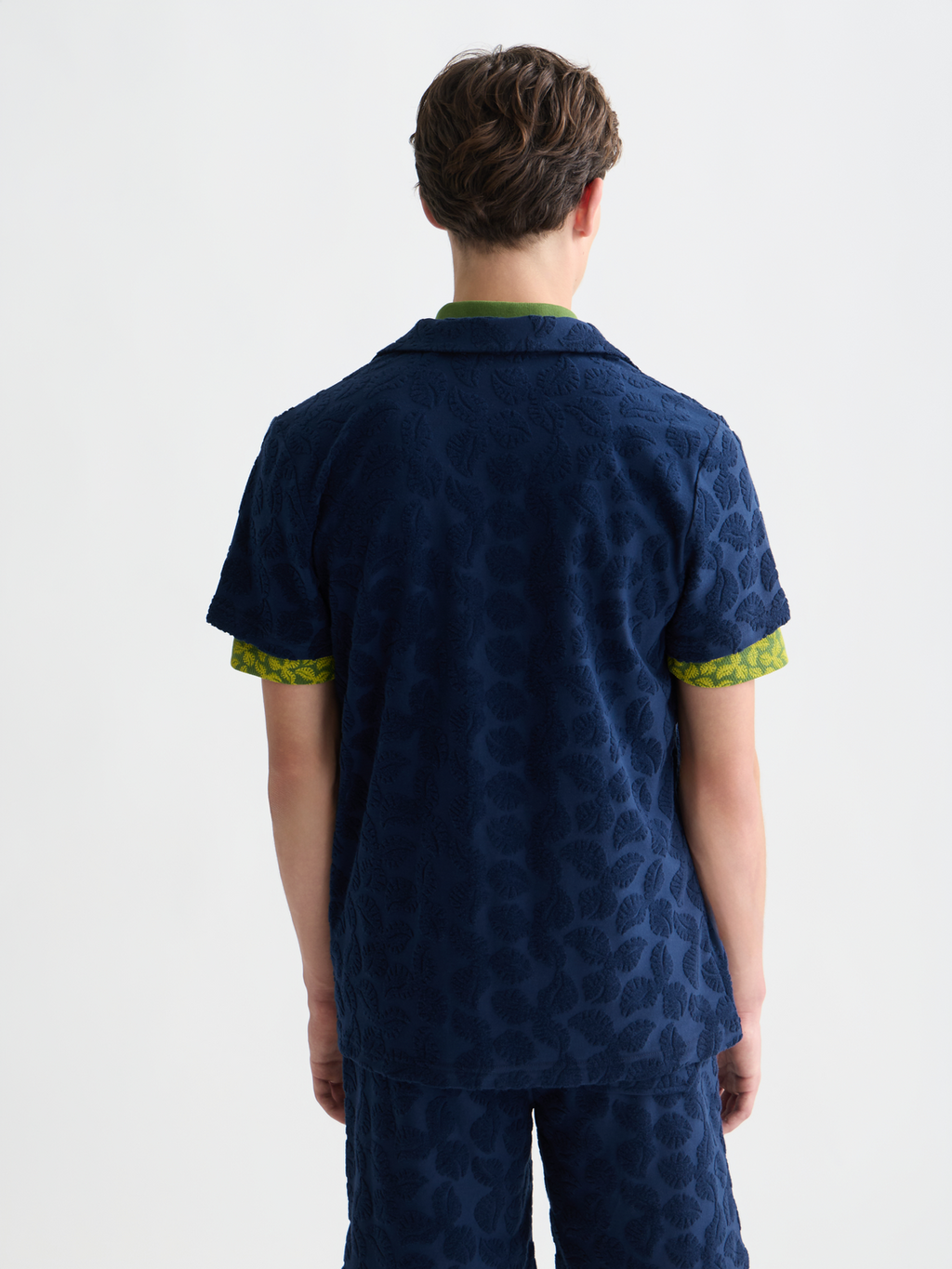 Terry Jacquard Regularfit Shortsleeved Shirt