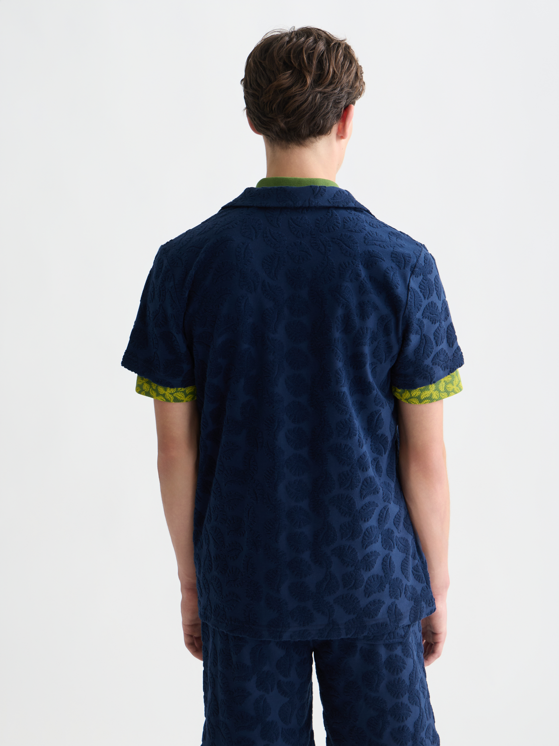 Terry Jacquard Regularfit Shortsleeved Shirt