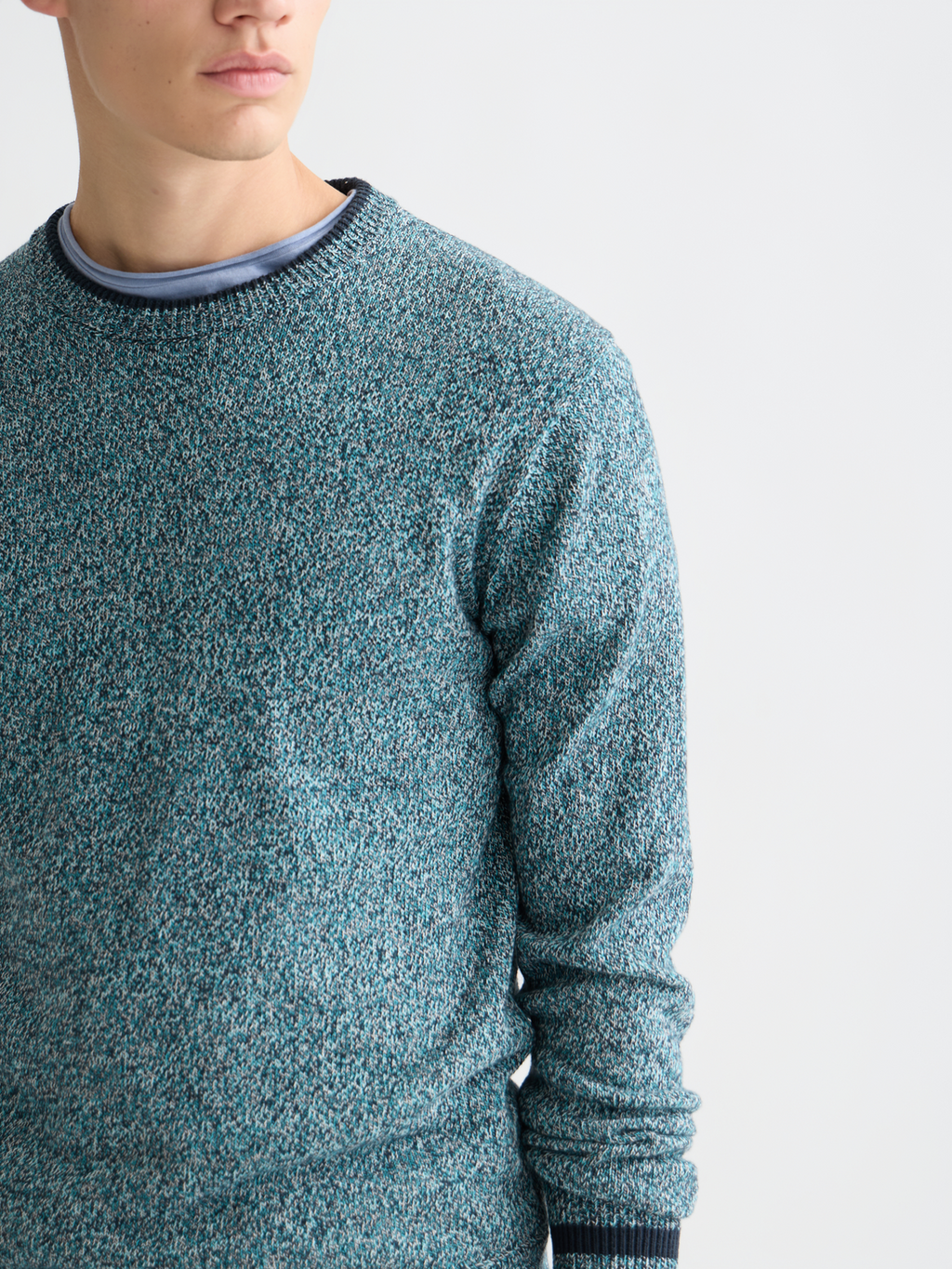 Melange Regular-Fit Pullover