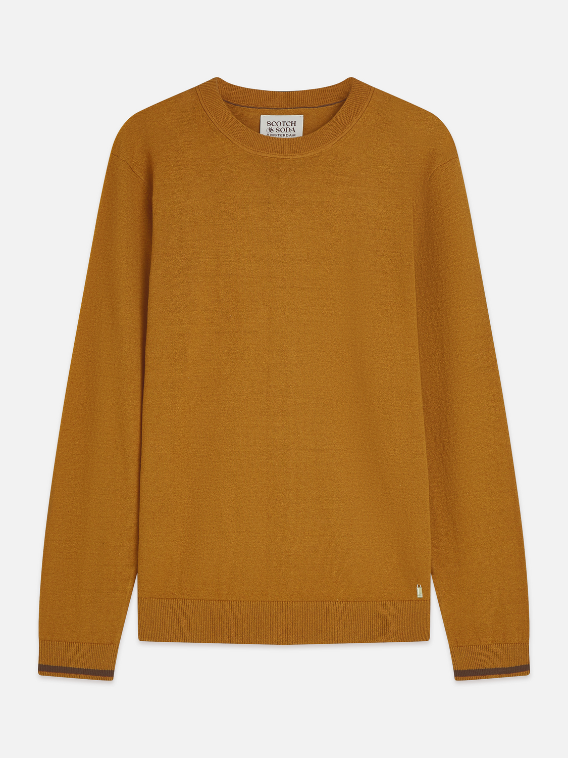 Linen-Blend Regular-Fit Pullover