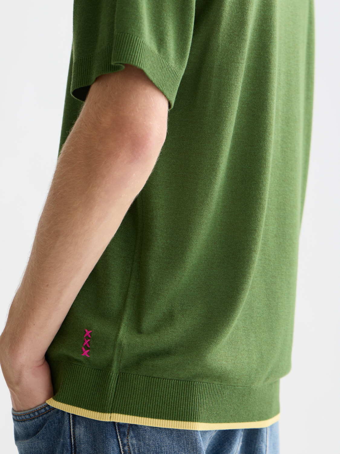 Knitted Relaxed-Fit T-Shirt