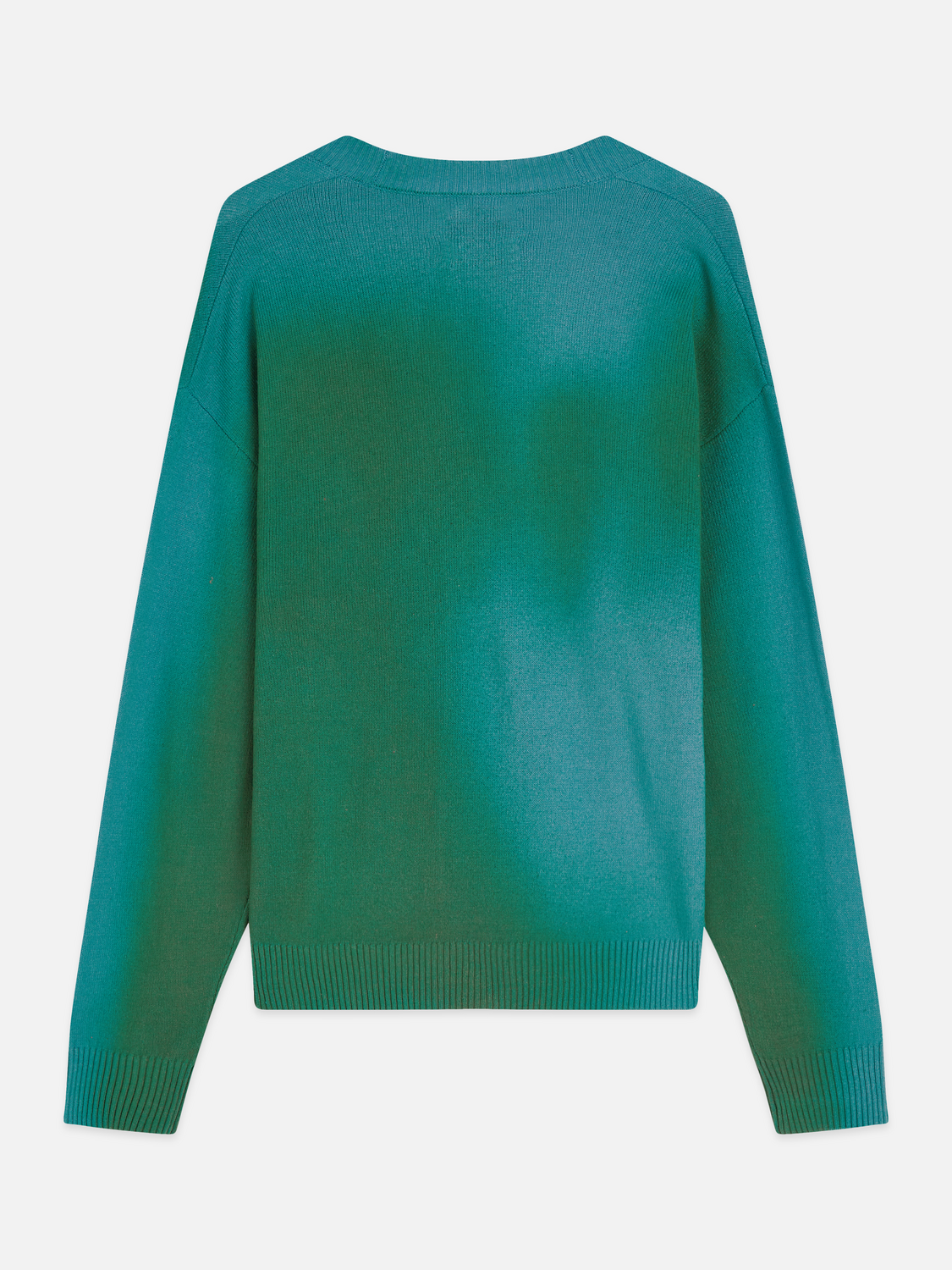 Printed Two Tone Relaxed-Fit Cardigan