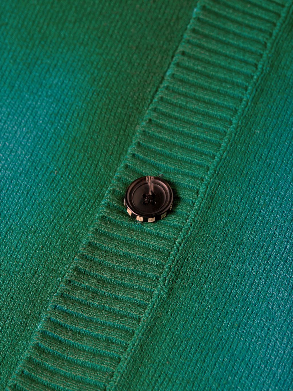 Printed Two Tone Relaxed-Fit Cardigan