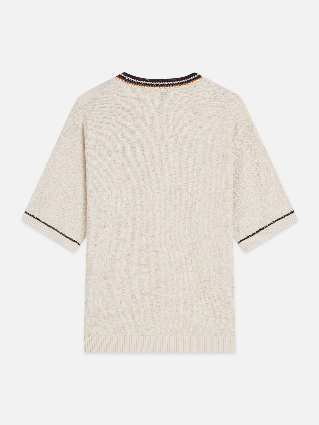 Knitted Cotton Linen-Blend Relaxed-Fit T-Shirt
