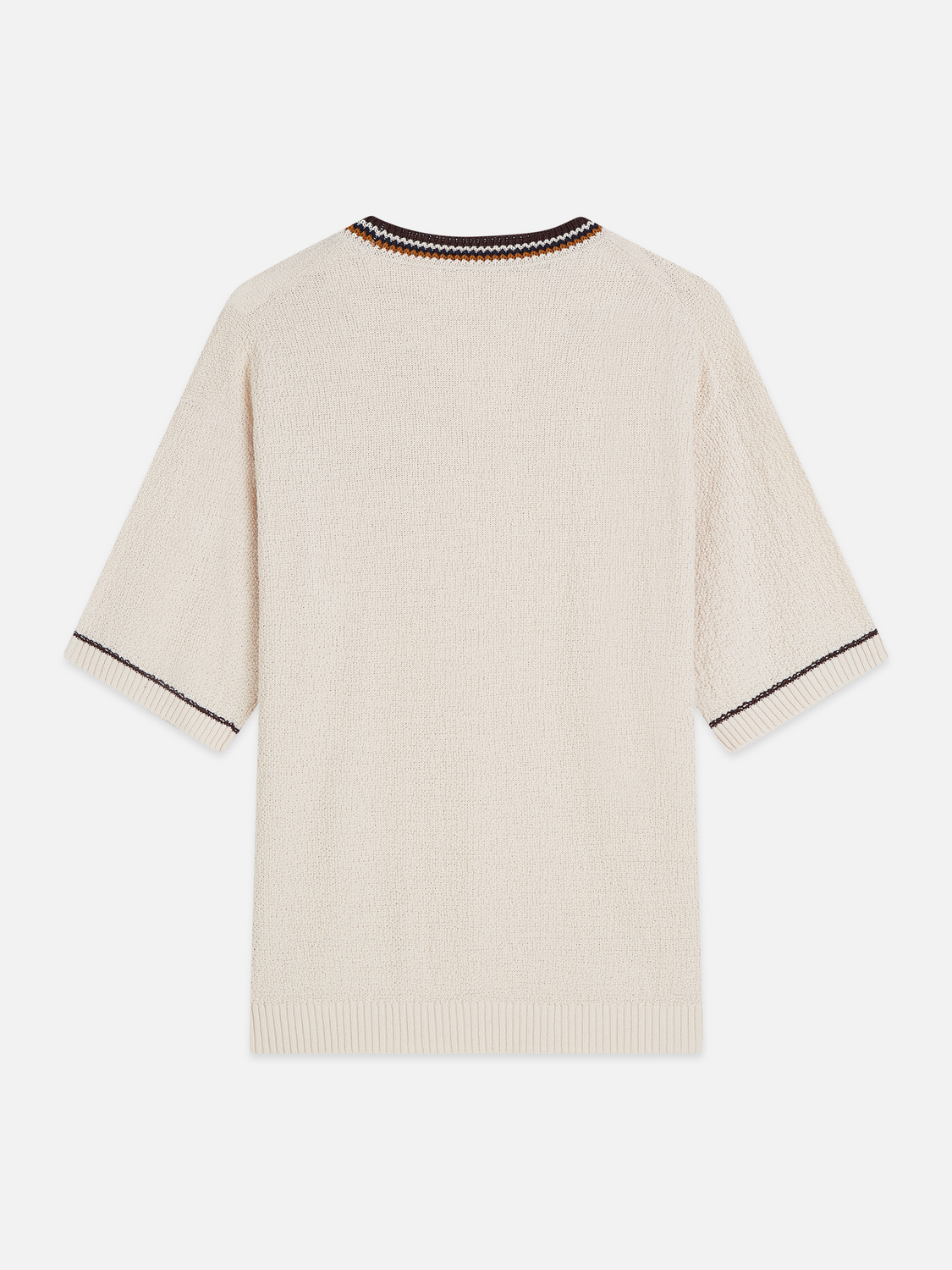 Knitted Cotton Linen-Blend Relaxed-Fit T-Shirt