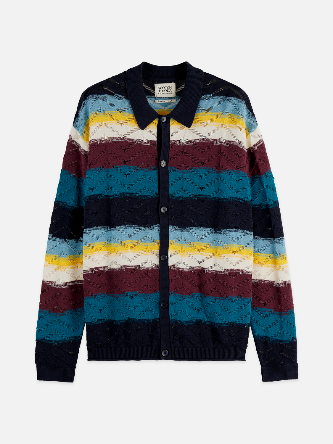 Open Structure Knitted Cardigan